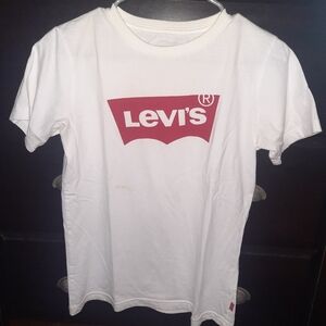 Levi's Kids White and Red Logo T-Shirt